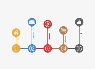 圆形直线图案免抠