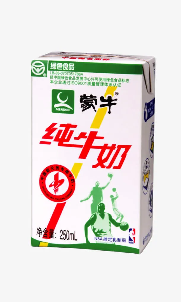 蒙牛纯牛奶免抠