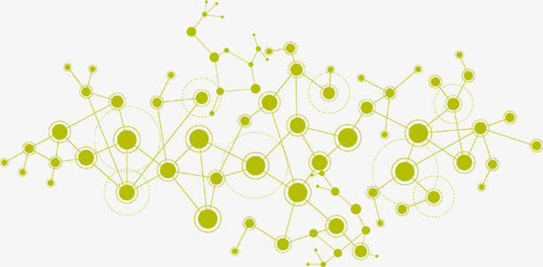 绿色元素点免抠