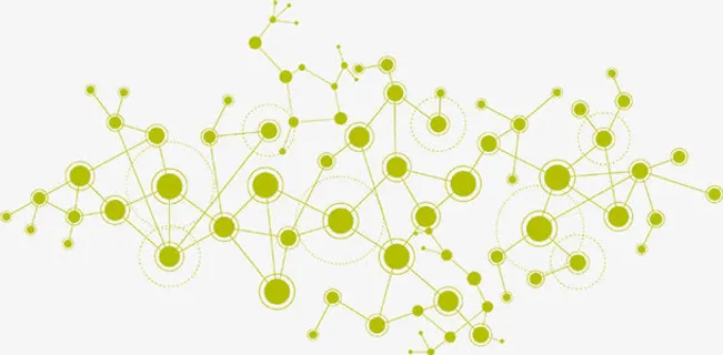 绿色元素点免抠