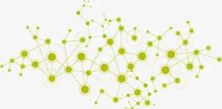 绿色元素点免抠