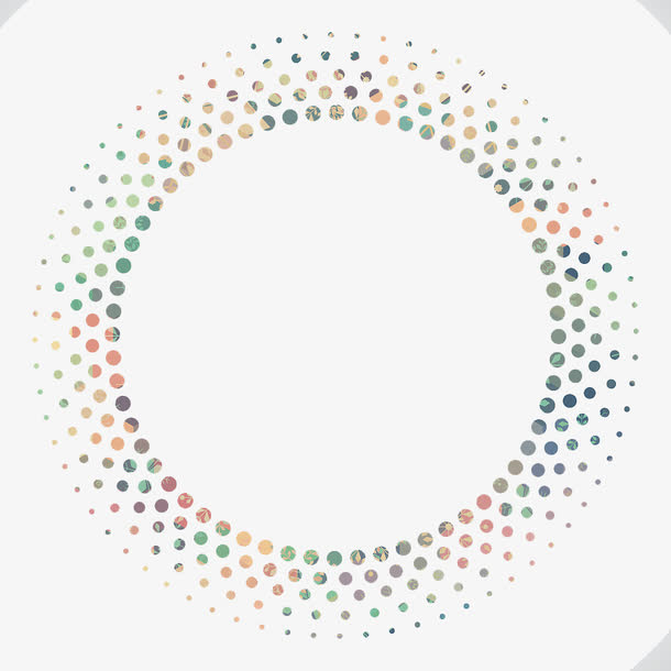 圆点圆形纹理免抠