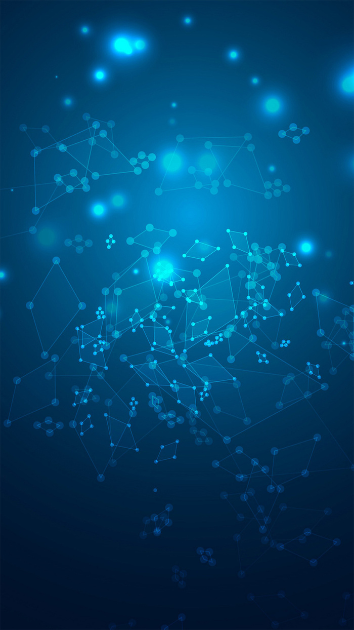 科技蓝色几何图形海报背景高清