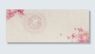 梨花海报banner背景高清