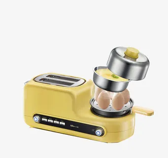 黄色煮蛋器免抠