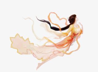 飞舞的嫦娥免抠