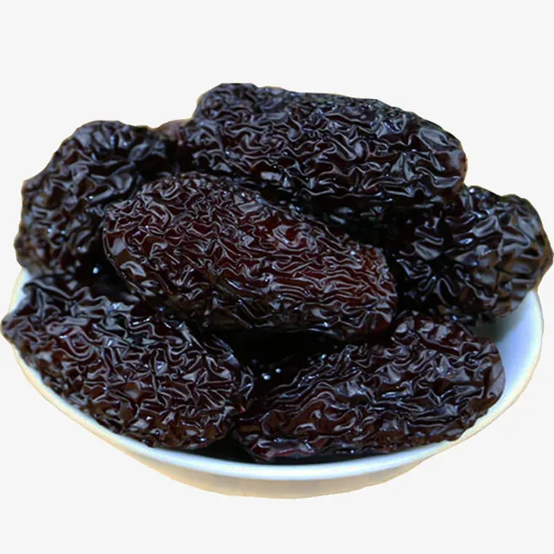 油亮的黑色大枣素材免抠