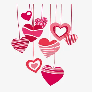 装饰元素 心型 红心 520免抠