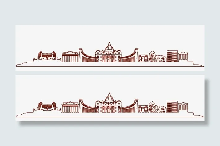 欧式城堡建筑城市风景banner楼群