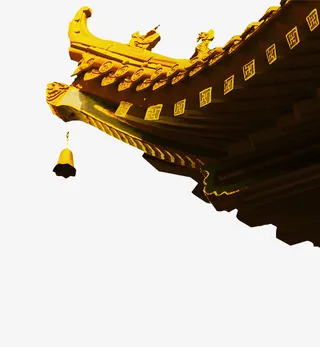 中式地产建筑翘脚免抠