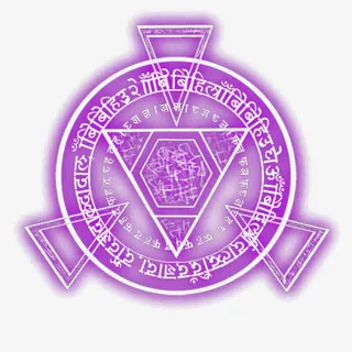 紫色三角形的魔法阵免抠