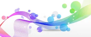 简约炫彩光斑背景图高清