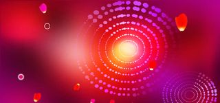 红色超炫舞台背景