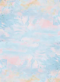 淡蓝色水彩油画质感图片高清