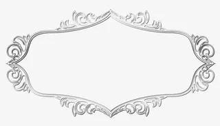 金属质感花纹边框免抠