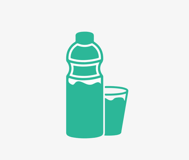 矿泉水瓶矢量图免抠