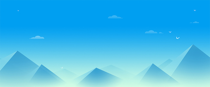 蓝色冬季冰天雪地背景图高清