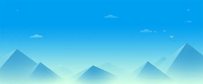 蓝色冬季冰天雪地背景图高清