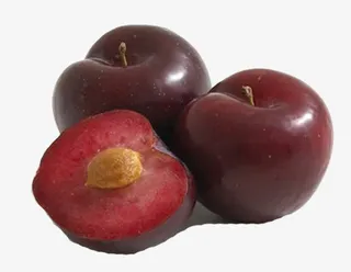 红心黑布林水果素材免抠