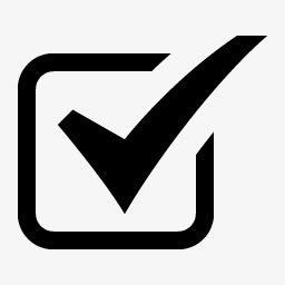 复选框Black-Default-icons免抠