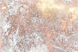 黄色斑驳杂乱金属铁锈纹理免抠