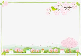 唯美春天背景