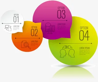 矢量步骤流程表免抠