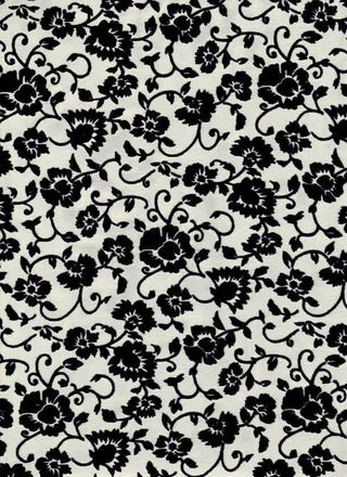 复古黑白花卉壁纸背景免抠背景底纹元素