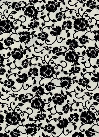 复古黑白花卉壁纸背景免抠背景底纹元素