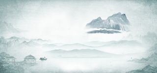 中国风水墨画小清新水墨背景高清