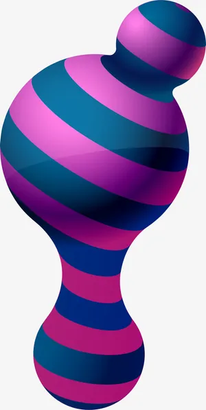 抽象几何流体装饰图案免抠