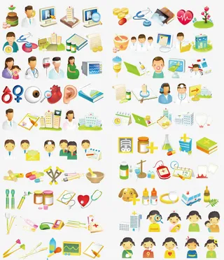 医疗矢量素材免抠