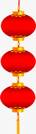 一串红灯笼免抠