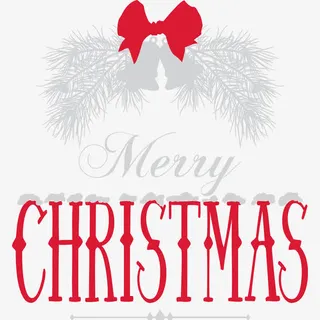 圣诞节灰色标签免抠
