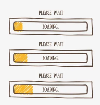 网站手绘进度条免抠