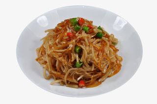 土豆丝拌粉丝免抠