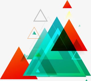 三角形炫彩背景