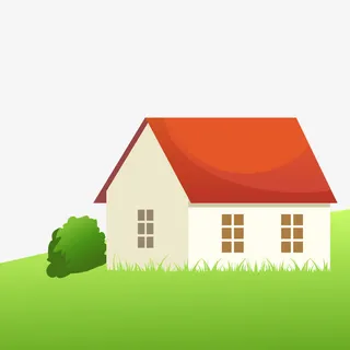 房子草坪草地免抠