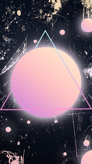 炫彩几何海报背景高清