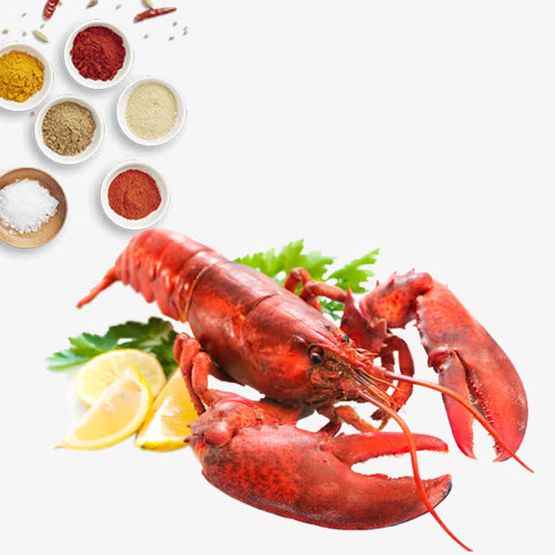 小龙虾素材免抠