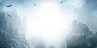 游戏渲染环境白色光效免抠