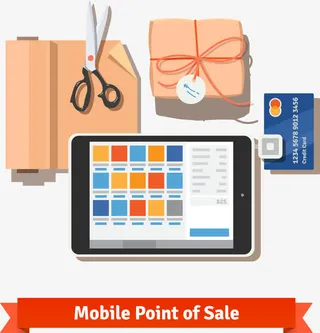 矢量手绘牛皮纸张和礼盒免抠