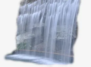 瀑布素材免抠