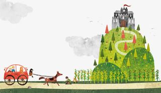 马车与城堡免抠