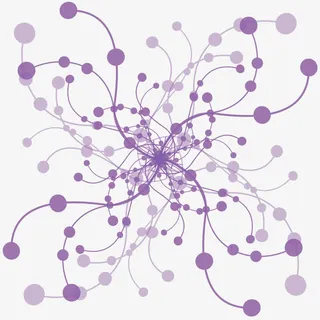 蓝色光圈背景免抠