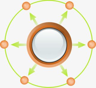 圆形数据分析免抠