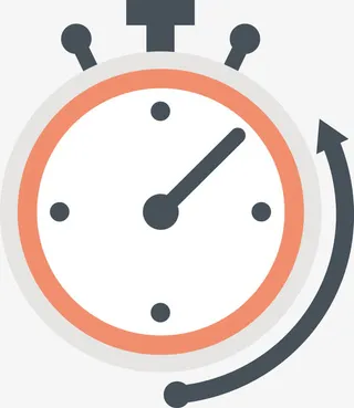 脑科学生物钟图形图标设计素材免抠