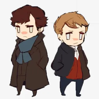 夏洛克和华生免抠