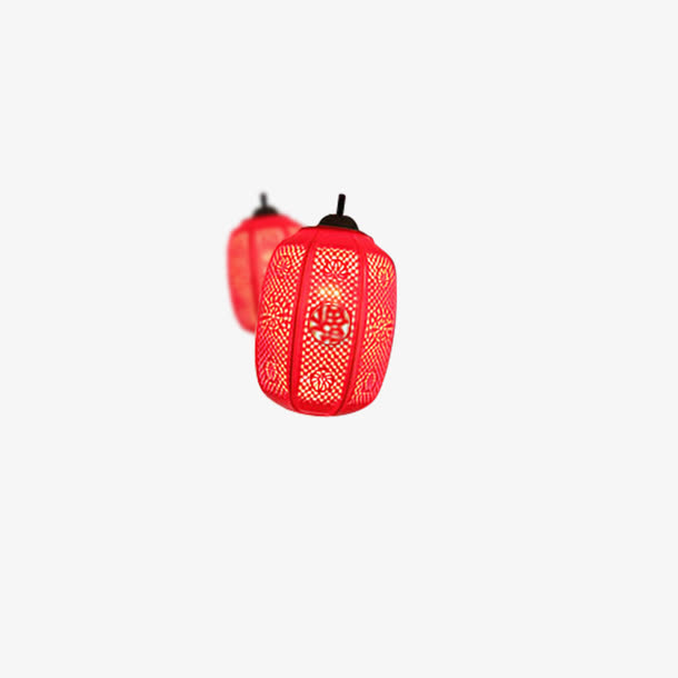 中国风木制灯笼免抠