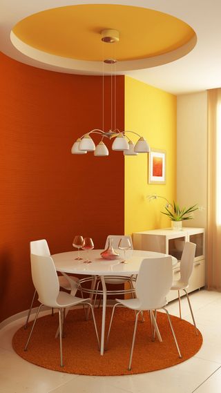 黄色系家居H5背景素材高清